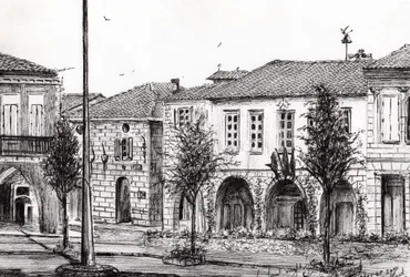 Sauveterre Stadt Frankreich, 2010